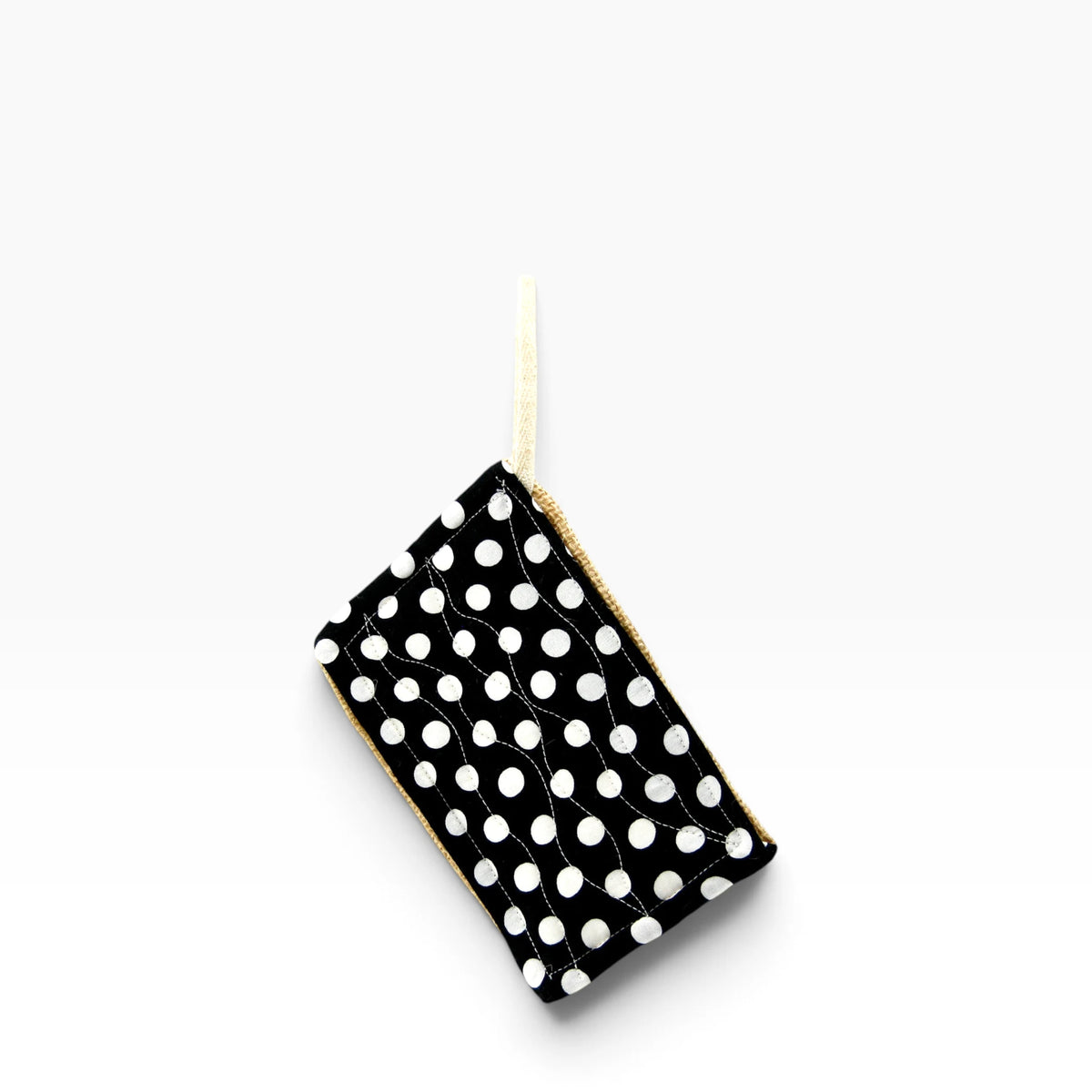 cotton and burlap handmade sponge