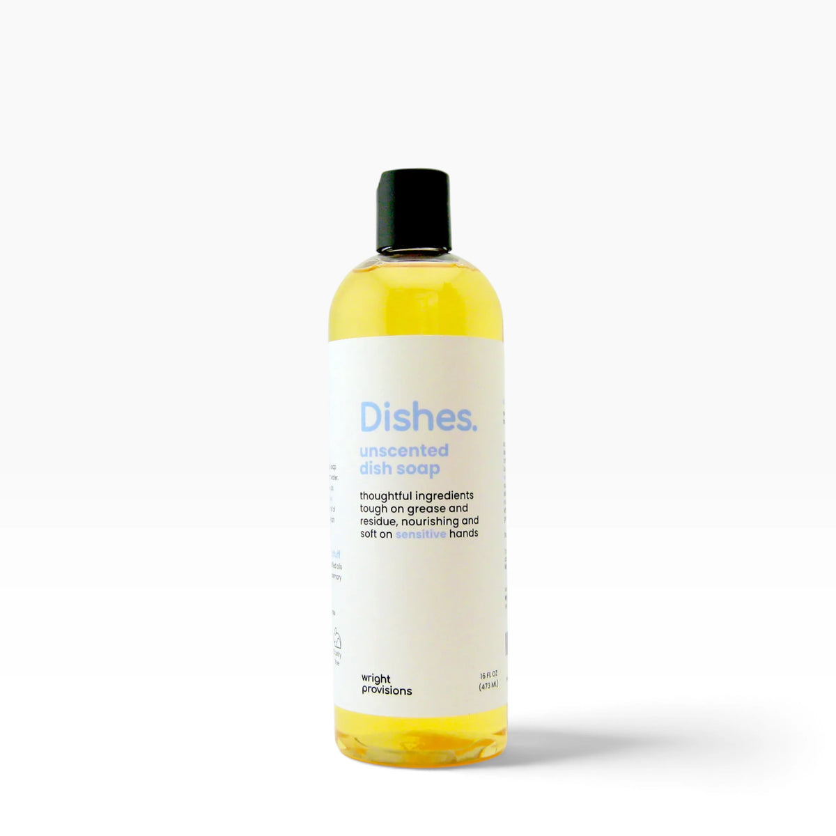 16 oz bottle of dishes unscented dish soap