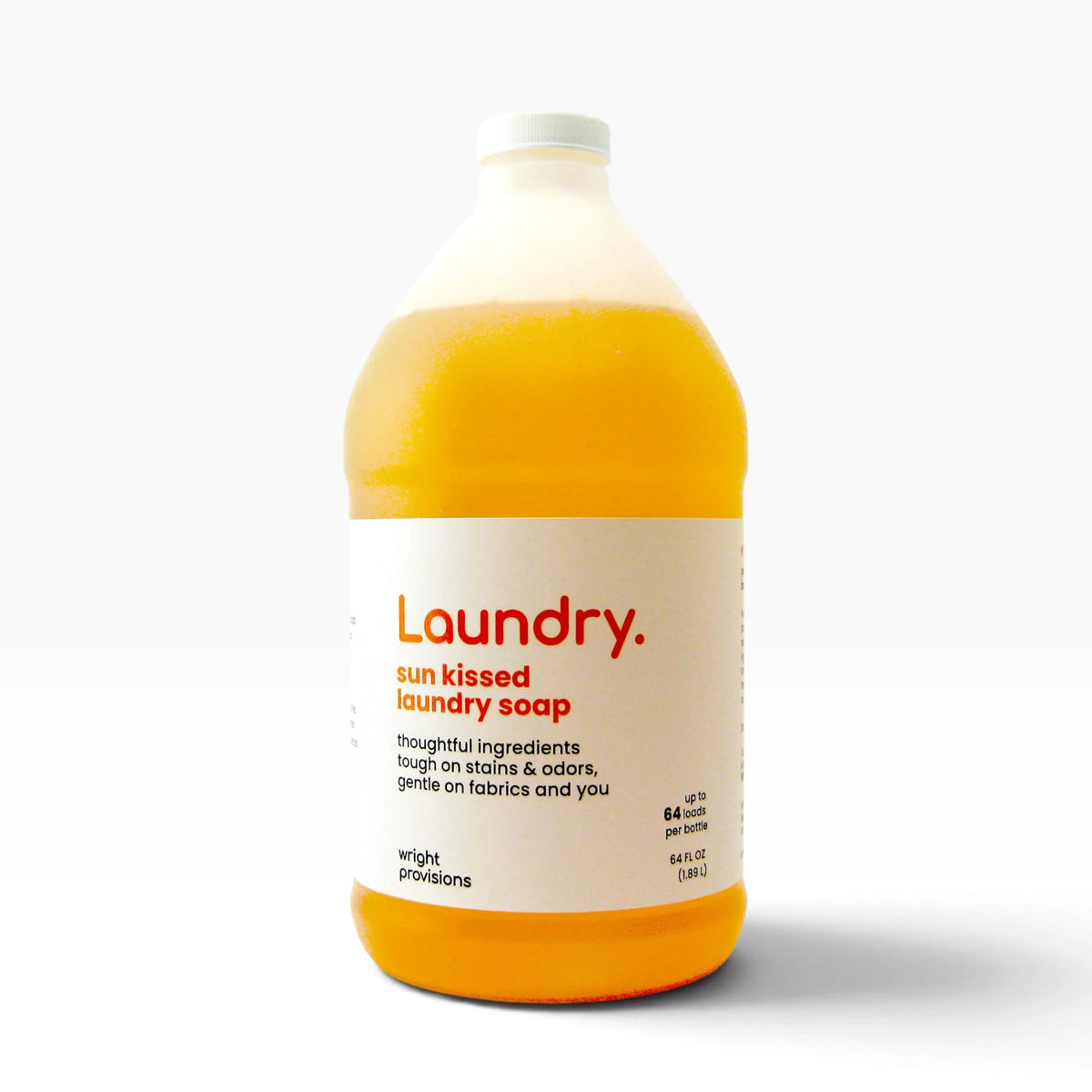64oz bottle of laundry soap sun kissed