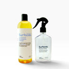 16oz bottle of surfaces all purpose unscented concentrate with empty spray bottle to fill